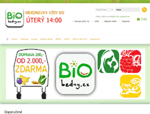 Tablet Screenshot of biobedny.cz